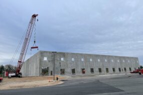 Pioneer Valley Concrete Services project management team coordinating commercial concrete scope